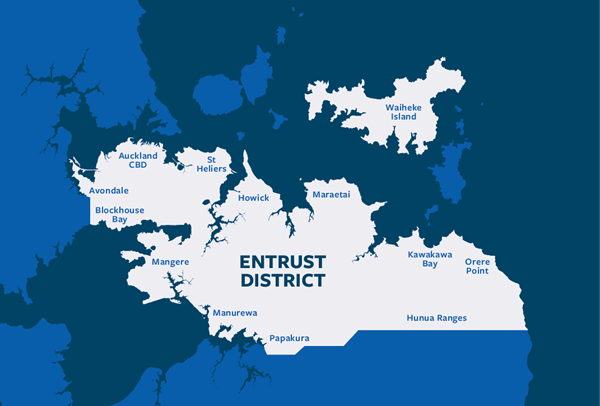 Entrust District map